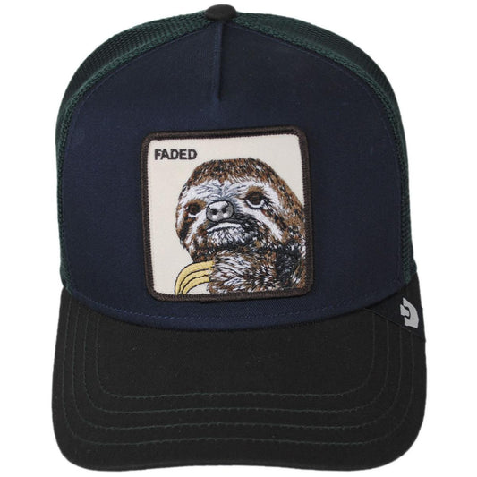 Faded Sloth Mesh Trucker Snapback Baseball Cap