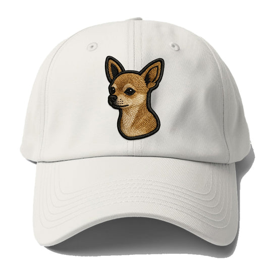 Chihuahua - Modern tiny dog logo with bo - Baseball Cap
