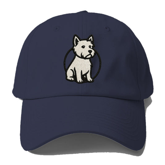 West Highland White Terrier Alert Spirit Baseball Cap