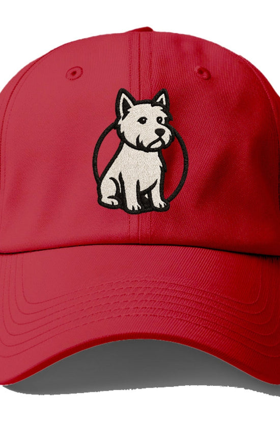 West Highland White Terrier Alert Spirit Baseball Cap