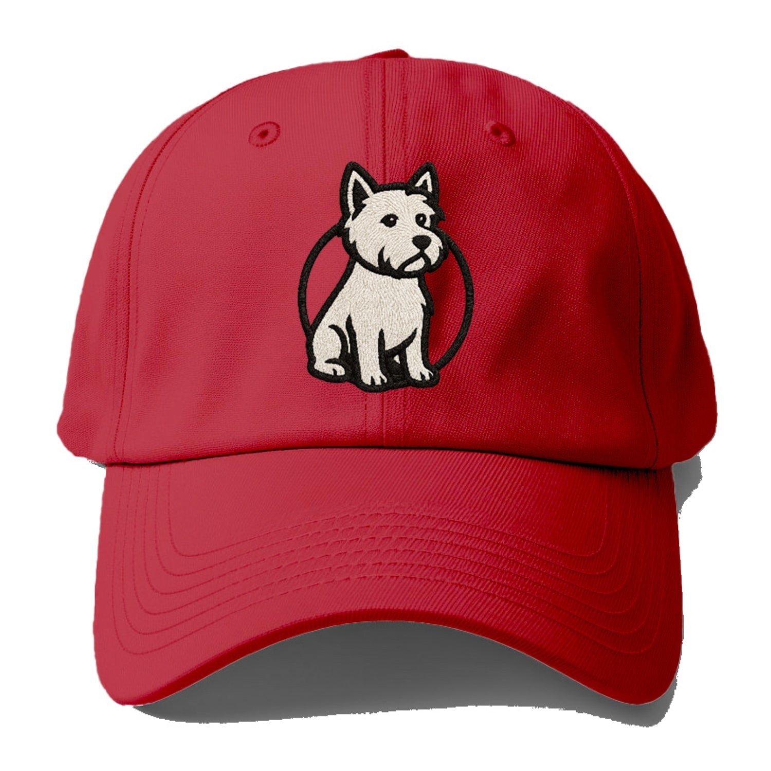 West Highland White Terrier Alert Spirit Baseball Cap