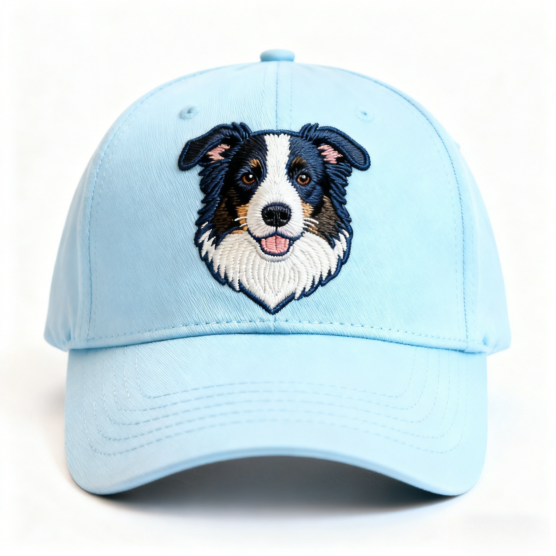 British Countryside Dog Cap - Labrador/Border Collie Embroidered Sun Hat for Dog Lovers