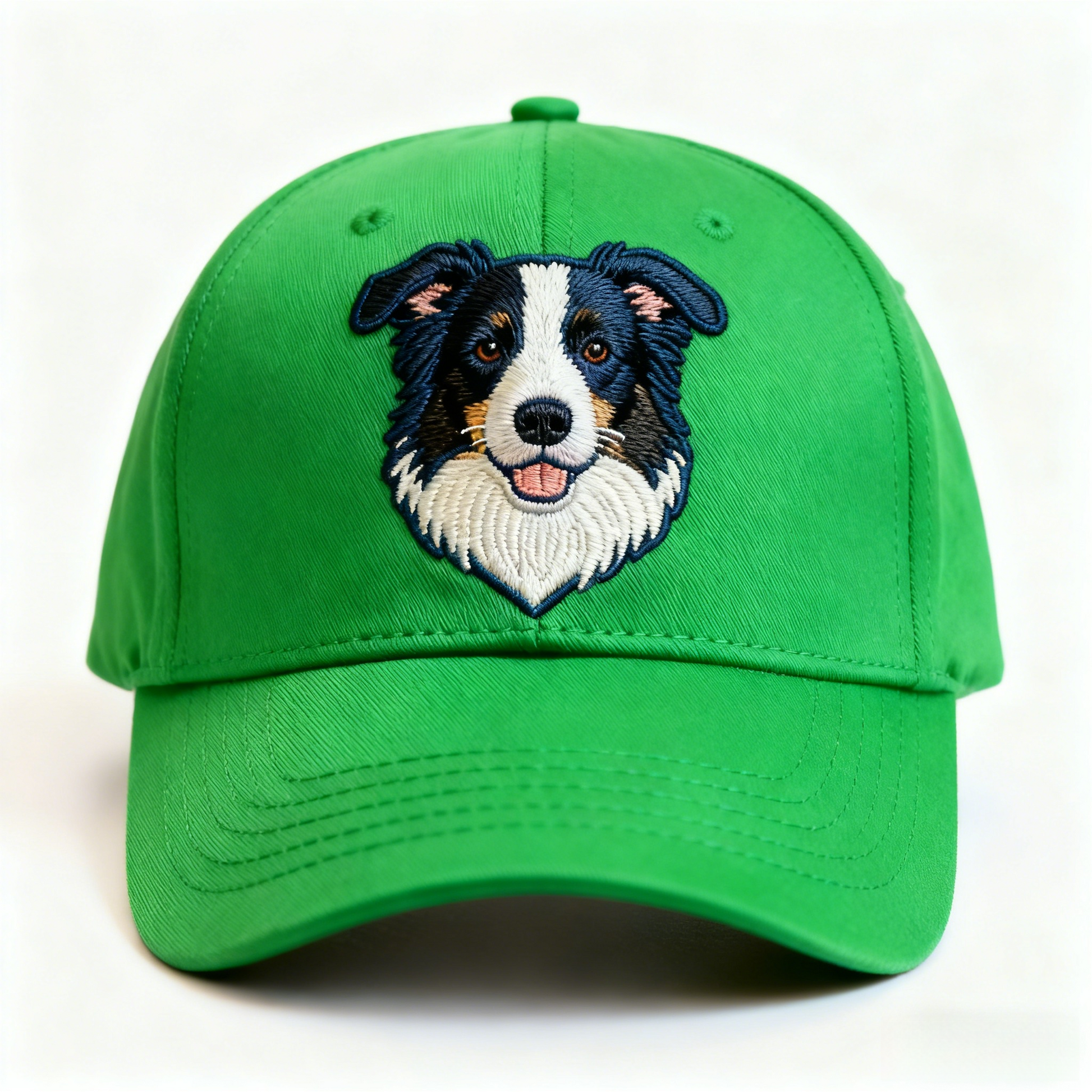 British Countryside Dog Cap - Labrador/Border Collie Embroidered Sun Hat for Dog Lovers