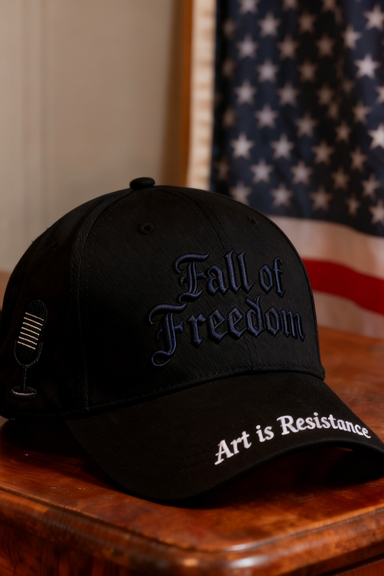 “Fall of Freedom” 🧢 Art Is Resistance — Wear Your Voice.