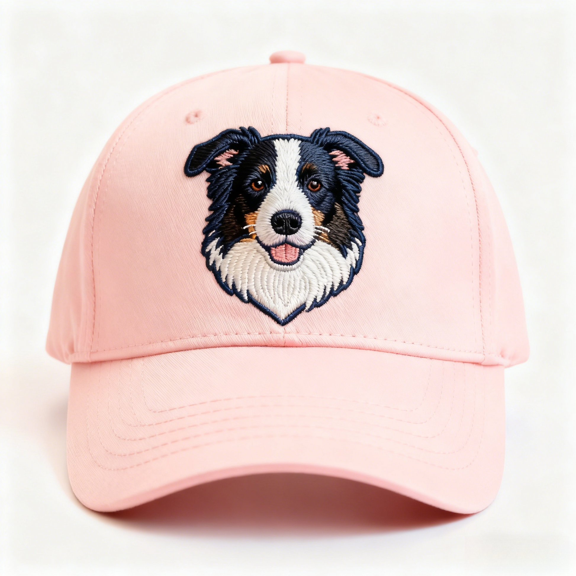 British Countryside Dog Cap - Labrador/Border Collie Embroidered Sun Hat for Dog Lovers