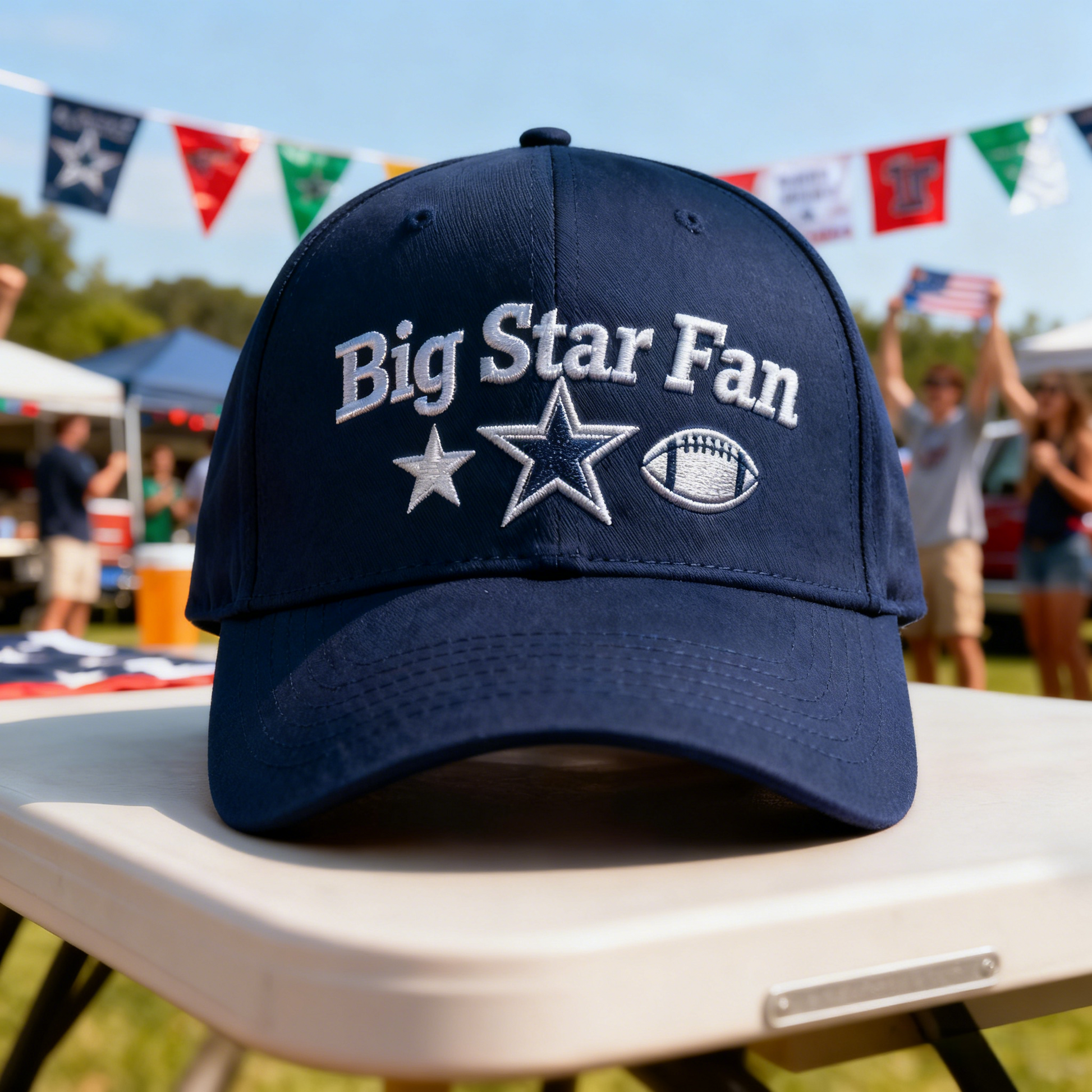 Celebrate your football spirit in style with the Big Star Fan Baseball Cap!