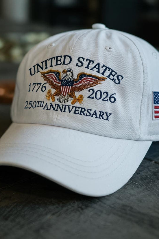 250th Anniversary Embroidered Baseball Us Tribute Retro Cap Anniversary Gift Gift For Dad