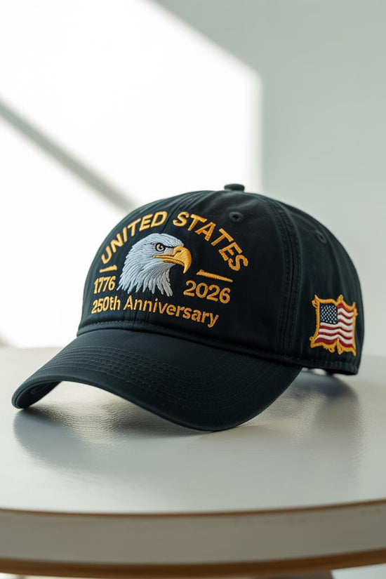 Embroidered Usa 250th Anniversary Cap American Eagle Cap Patriotic Hat 250th Anniversary Embroidered Baseball Us Tribute Retro Cap