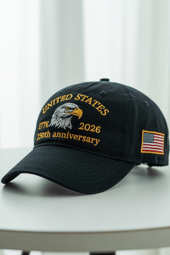 Embroidered Usa 250th Anniversary Cap American Eagle Cap Patriotic Hat 250th Anniversary Embroidered Baseball Us Tribute Retro Cap