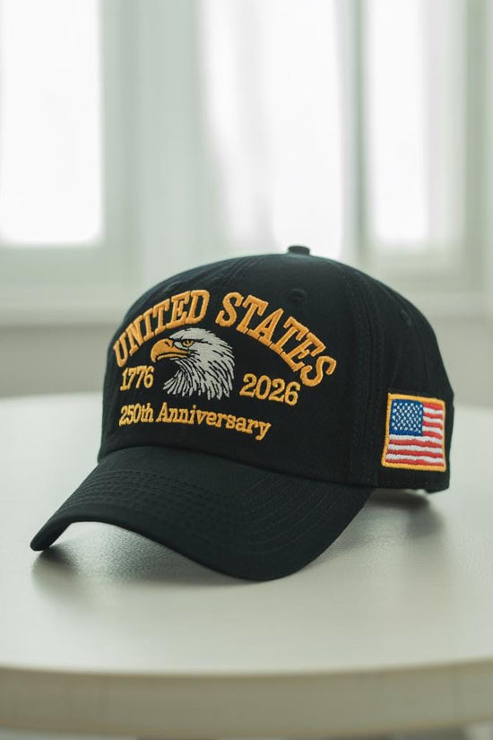 Embroidered Usa 250th Anniversary Cap American Eagle Cap Patriotic Hat 250th Anniversary Embroidered Baseball Us Tribute Retro Cap