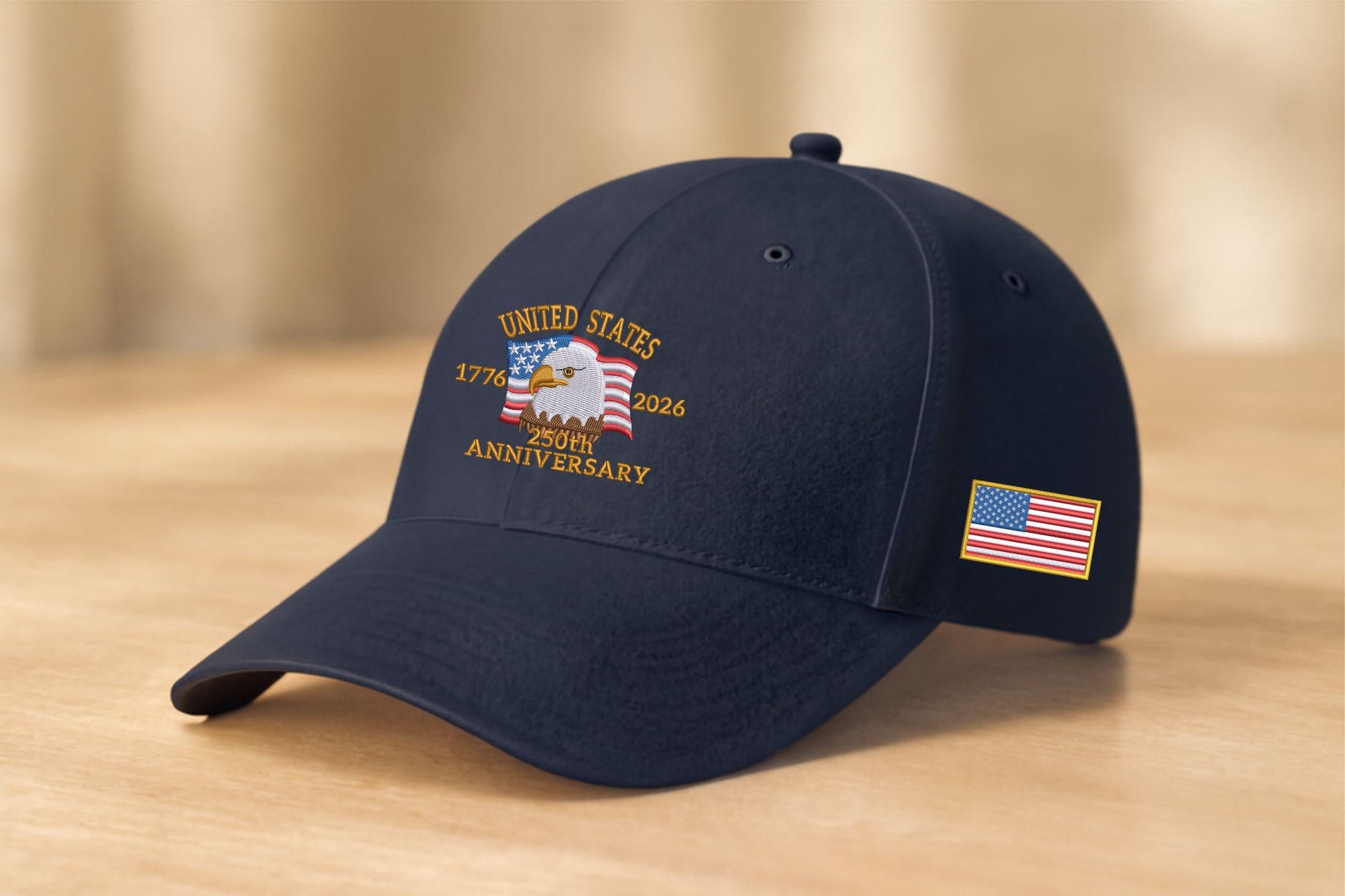 Usa 250th Anniversary Hat 1776 2026 Bald Eagle Embroidered Cap American Flag Patriotic Baseball Hat American Eagle Hat Us Tribute Cap