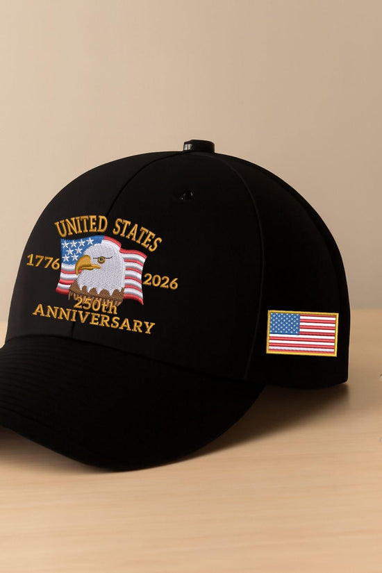 Usa 250th Anniversary Hat 1776 2026 Bald Eagle Embroidered Cap American Flag Patriotic Baseball Hat American Eagle Hat Us Tribute Cap
