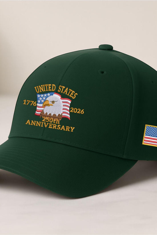 Usa 250th Anniversary Hat 1776 2026 Bald Eagle Embroidered Cap American Flag Patriotic Baseball Hat American Eagle Hat Us Tribute Cap
