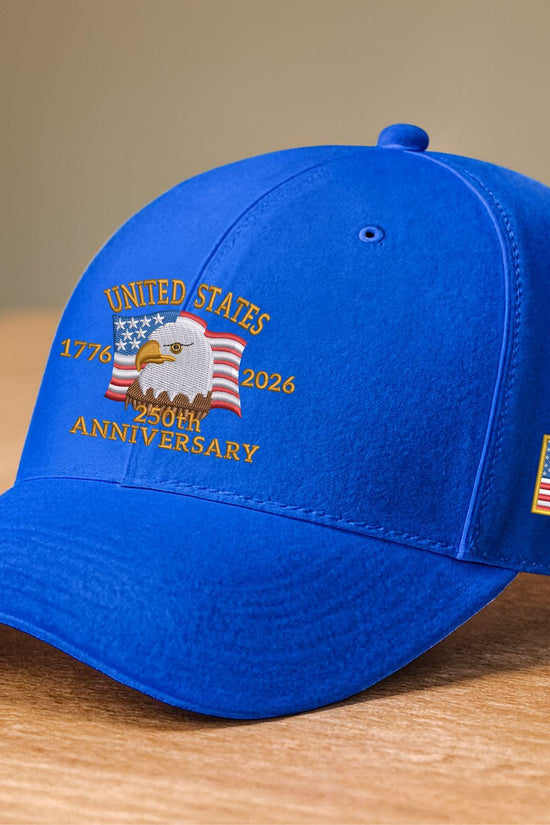Usa 250th Anniversary Hat 1776 2026 Bald Eagle Embroidered Cap American Flag Patriotic Baseball Hat American Eagle Hat Us Tribute Cap