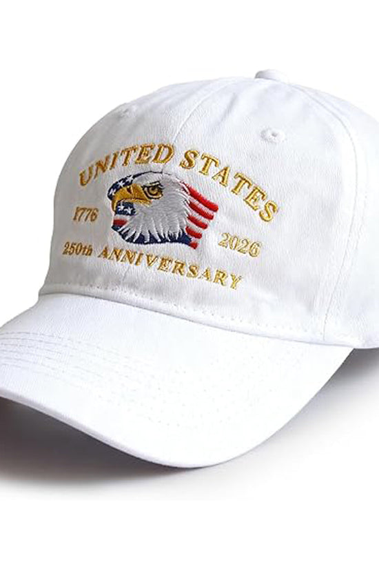 Eagle   Usa 250th Anniversary Hat Adjustable United States Patriotic Cap For 250th Celebrationvintage Washed Baseball Cap