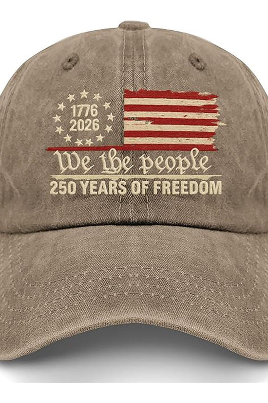 Us 250th Anniversary 250 Years Freedoms 1776 2026 Baseball Hats Funny