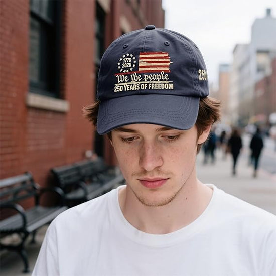Us 250th Anniversary 250 Years Freedoms 1776 2026 Embroidered Baseball Hats Funny