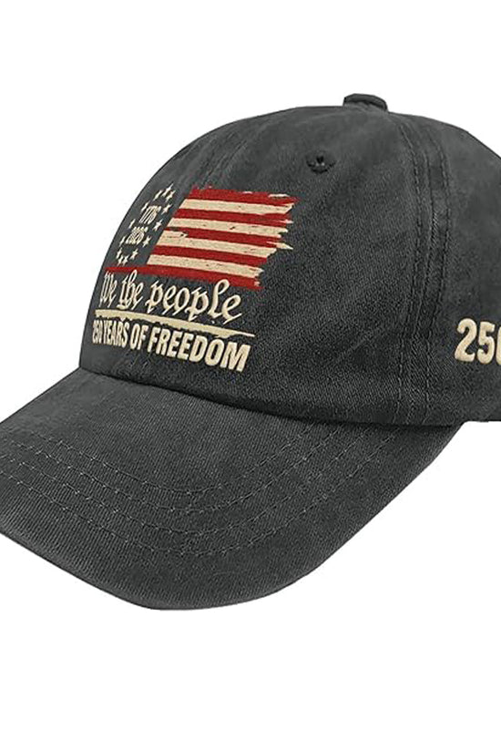 Us 250th Anniversary 250 Years Freedoms 1776 2026 Embroidered Baseball Hats Funny