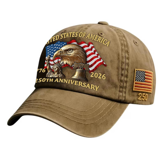 Custom Memorabilia Military Baseball Hat Personalized Us 250th Anniversary Cap Veteran Gift Independence Day Hat
