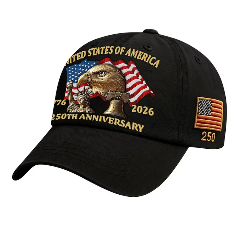 Custom Memorabilia Military Baseball Hat Personalized Us 250th Anniversary Cap Veteran Gift Independence Day Hat