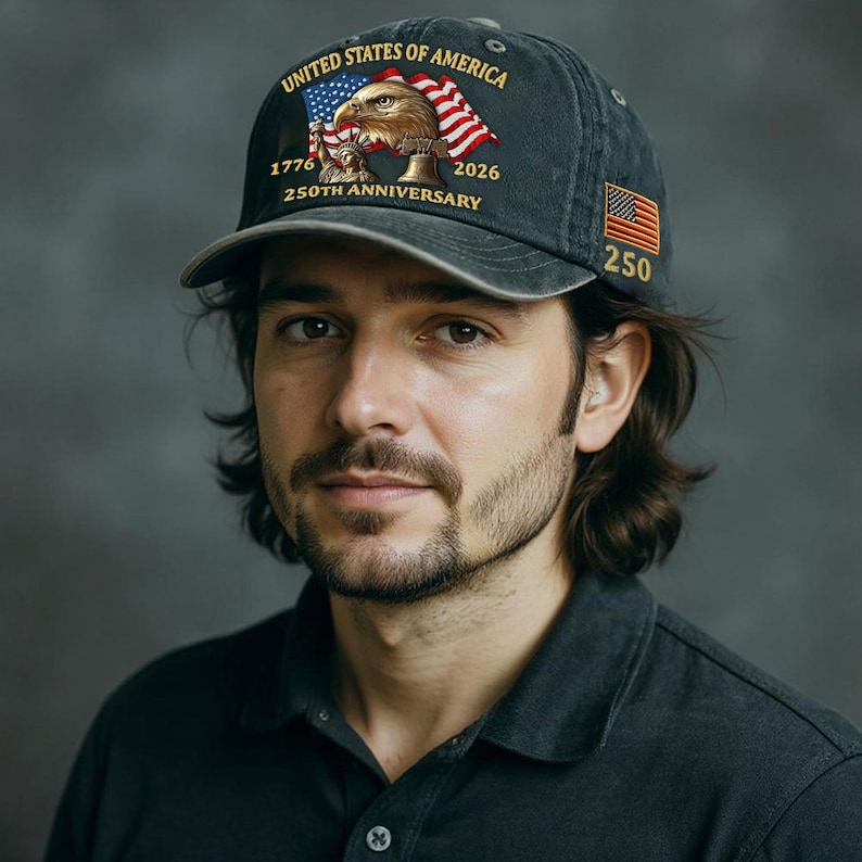 Custom Memorabilia Military Baseball Hat Personalized Us 250th Anniversary Cap Veteran Gift Independence Day Hat