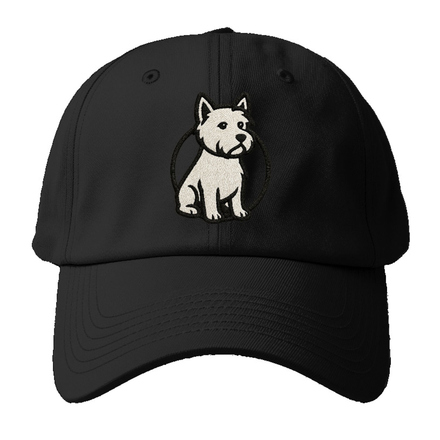 West Highland White Terrier Alert Spirit Baseball Cap