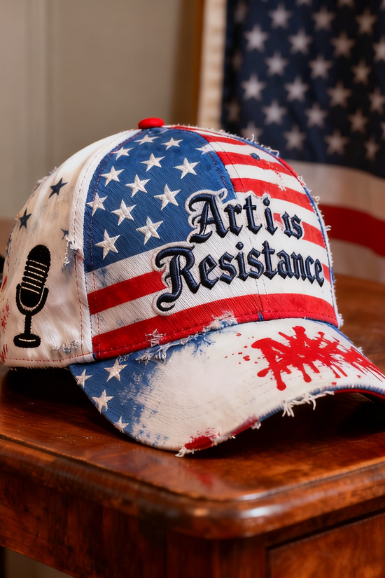 “Fall of Freedom” 🧢 Art Is Resistance — Wear Your Voice.
