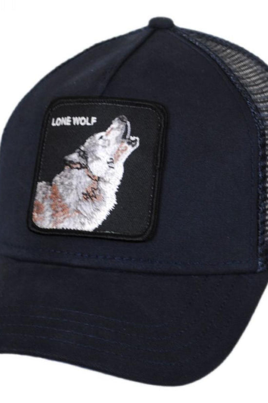 Lone Wolf Mesh Trucker Snapback Baseball Cap