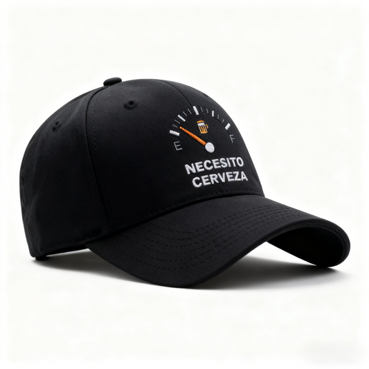 NECESITO CERVEZA “Beer Gauge” Embroidered Baseball Cap