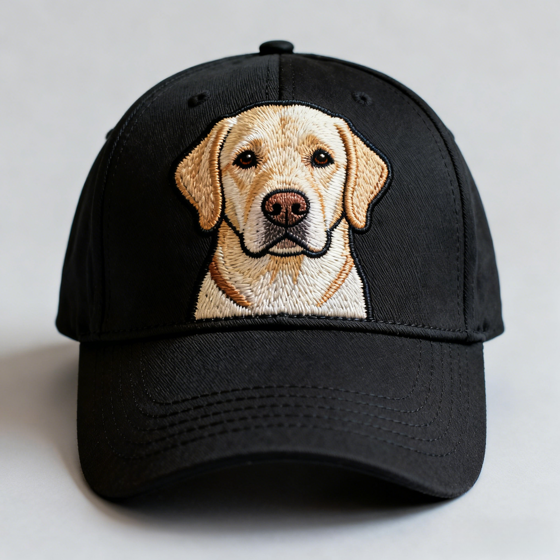 British Countryside Dog Cap - Labrador/Border Collie Embroidered Sun Hat for Dog Lovers