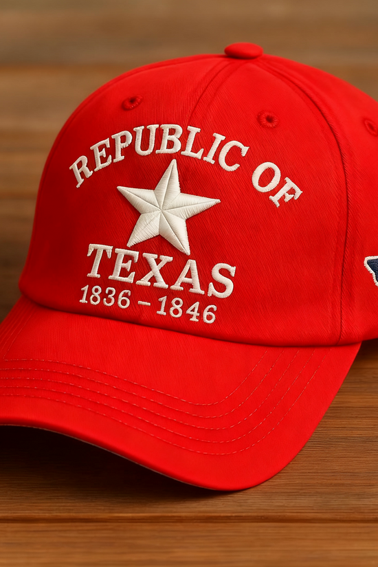 🔥Only a Few Left -Republic of Texas Commemorative Baseball Cap · Vintage Brown