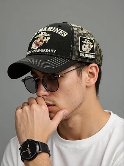 USA 250th Anniversary Hat, Adjustable 250th Anniversary Printed Patriotic Baseball Caps, Tribute Retro Washed Hat