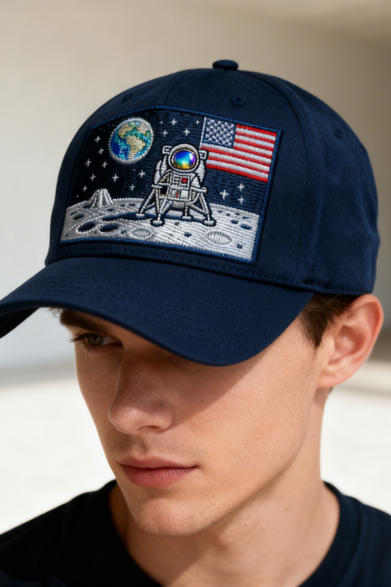 55th Anniversary of Human Moon Landing Baseball Cap