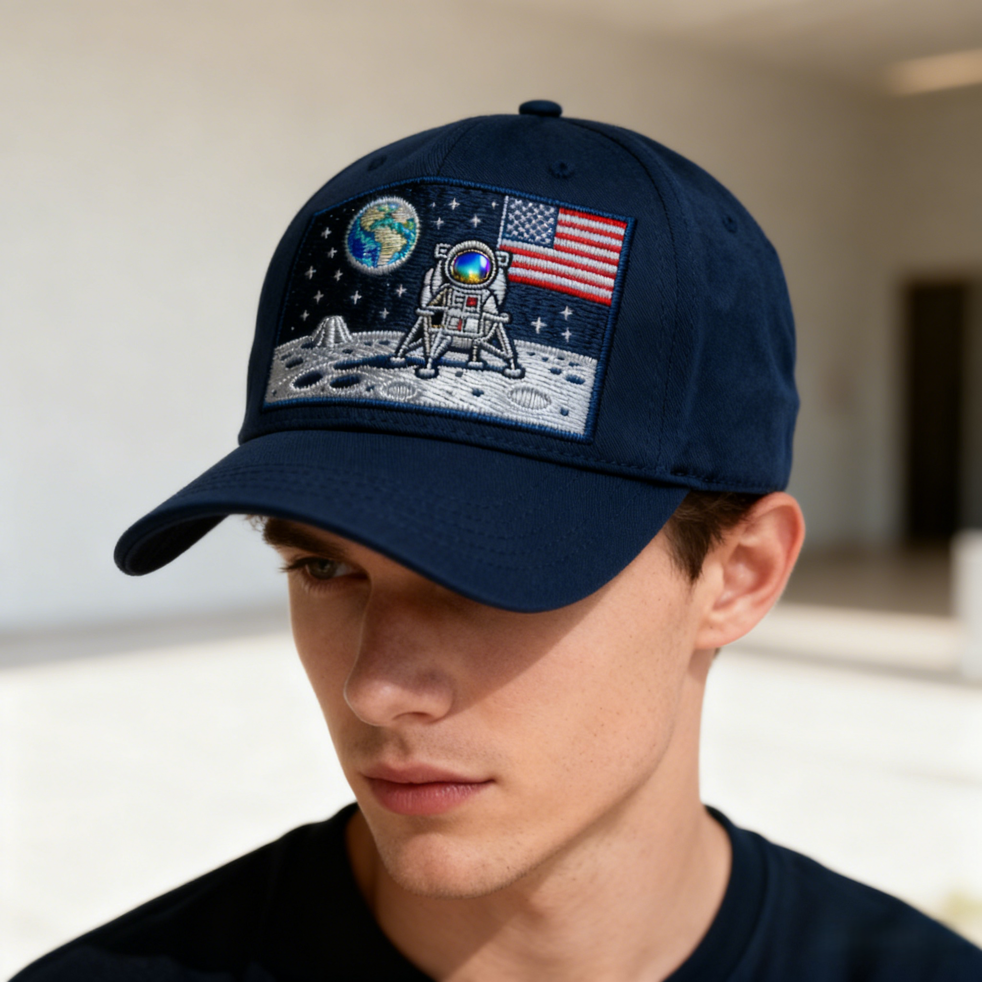 55th Anniversary of Human Moon Landing Baseball Cap