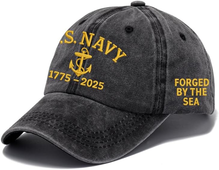 USA 250th Anniversary Hat, Adjustable 250th Anniversary Printed Patriotic Baseball Caps, Tribute Retro Washed Hat