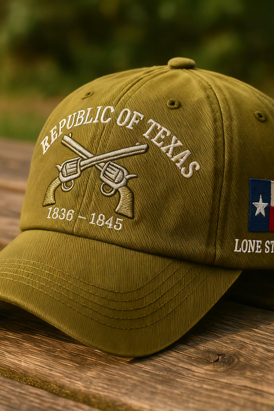 🔥Only a Few Left -Republic of Texas Independence Cap