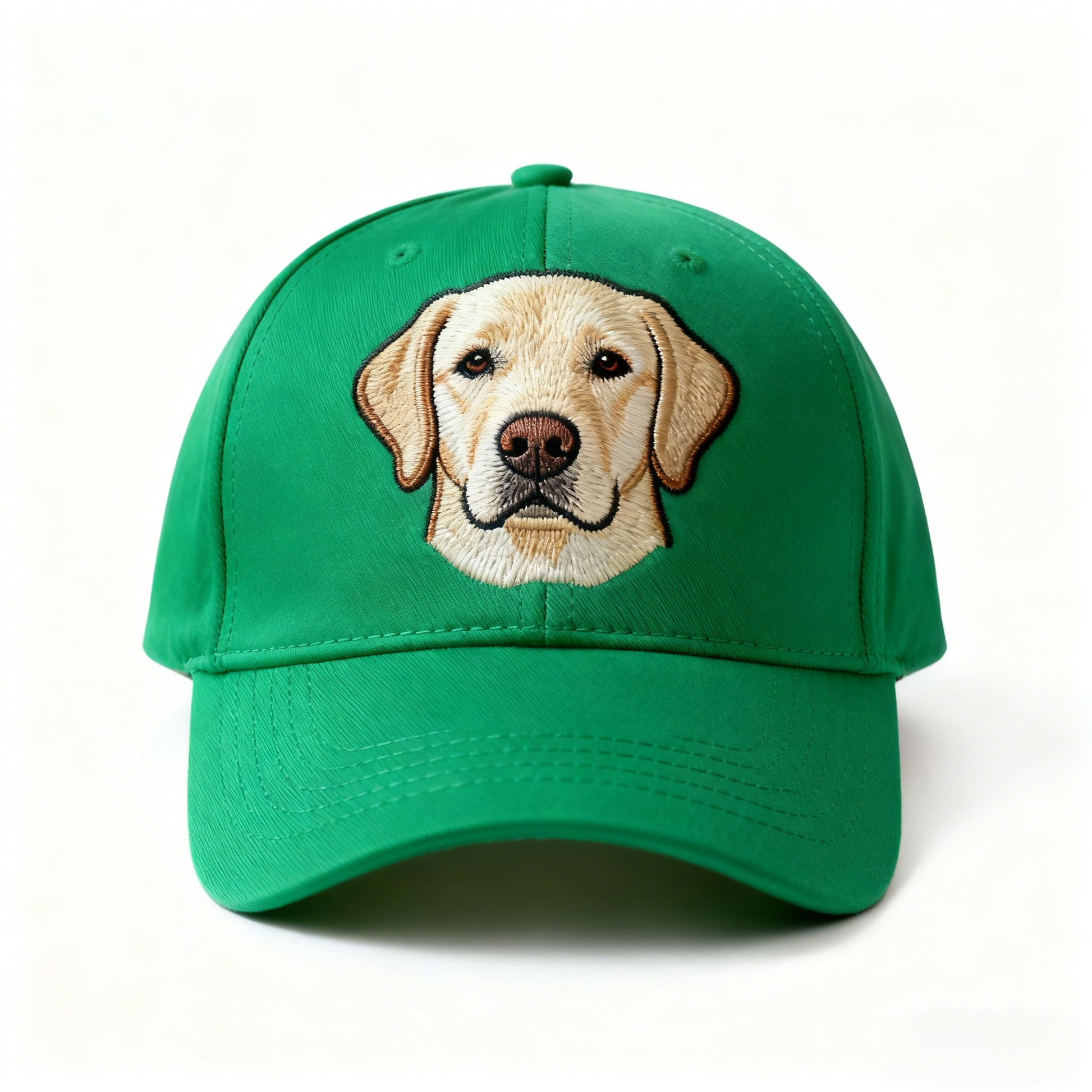 British Countryside Dog Cap - Labrador/Border Collie Embroidered Sun Hat for Dog Lovers