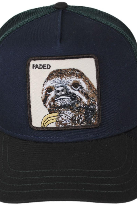 Faded Sloth Mesh Trucker Snapback Baseball Cap