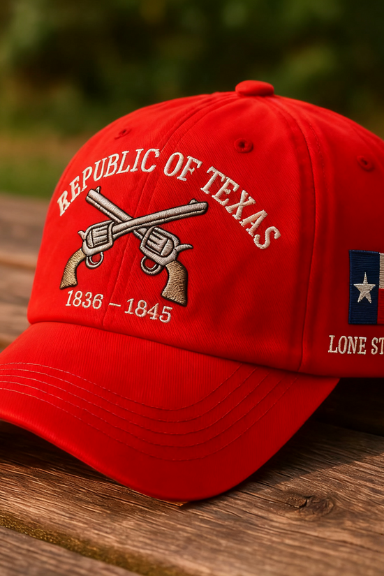 🔥Only a Few Left -Republic of Texas Independence Cap