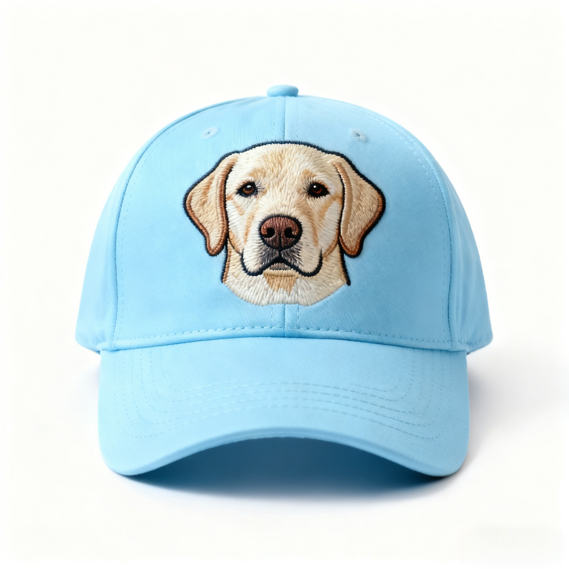 British Countryside Dog Cap - Labrador/Border Collie Embroidered Sun Hat for Dog Lovers