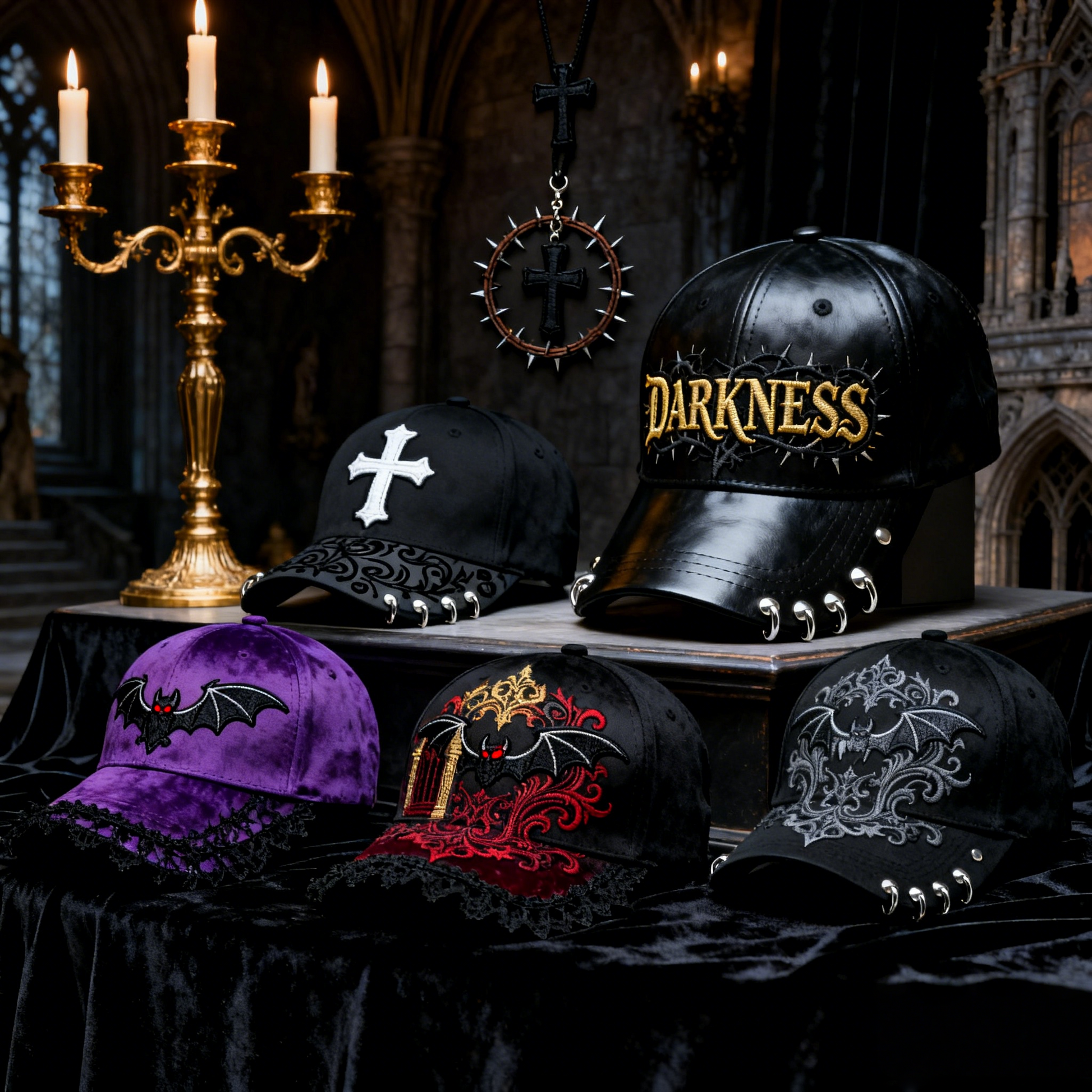 Gothic Style Baseball Cap