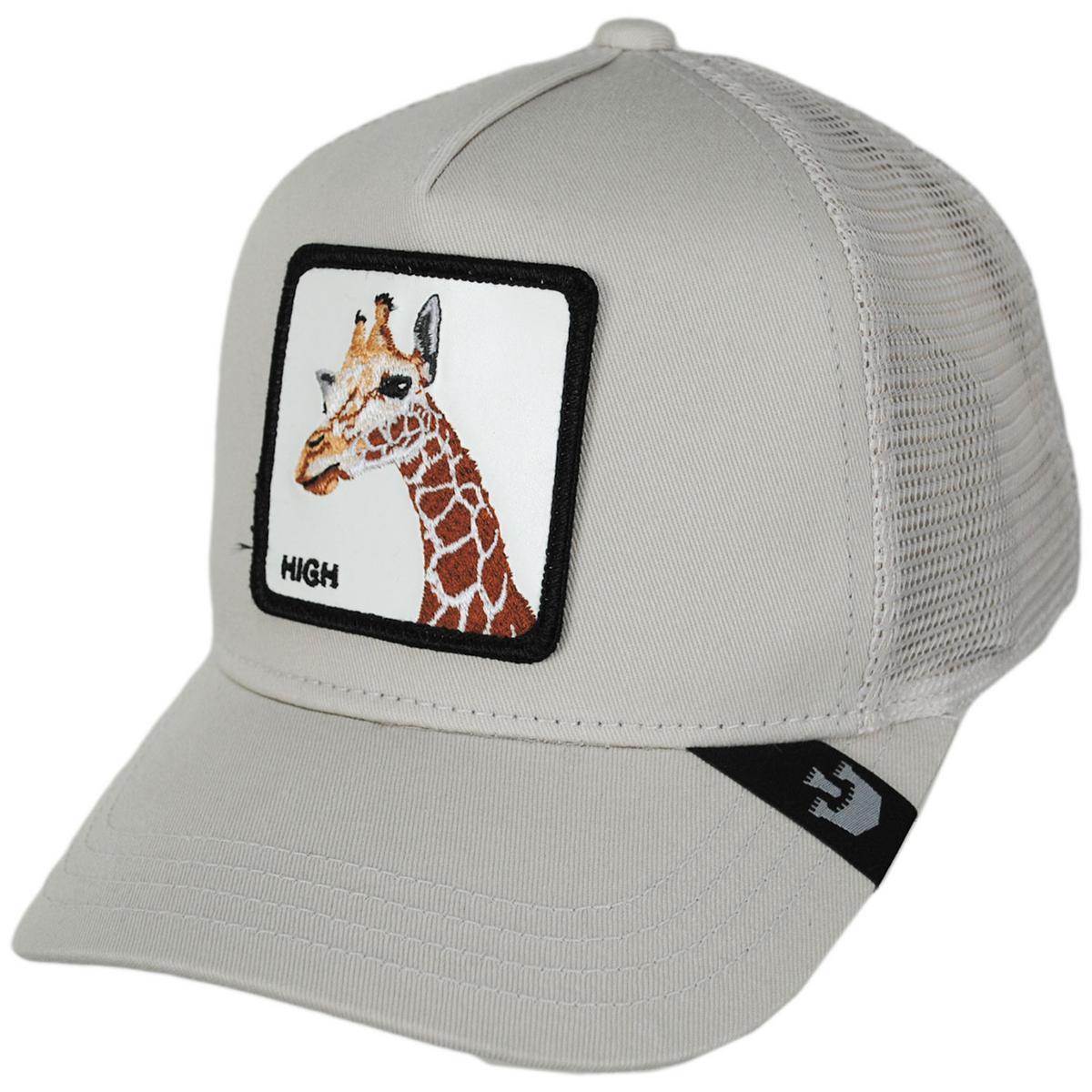Giraffe Mesh Trucker Snapback Baseball Cap