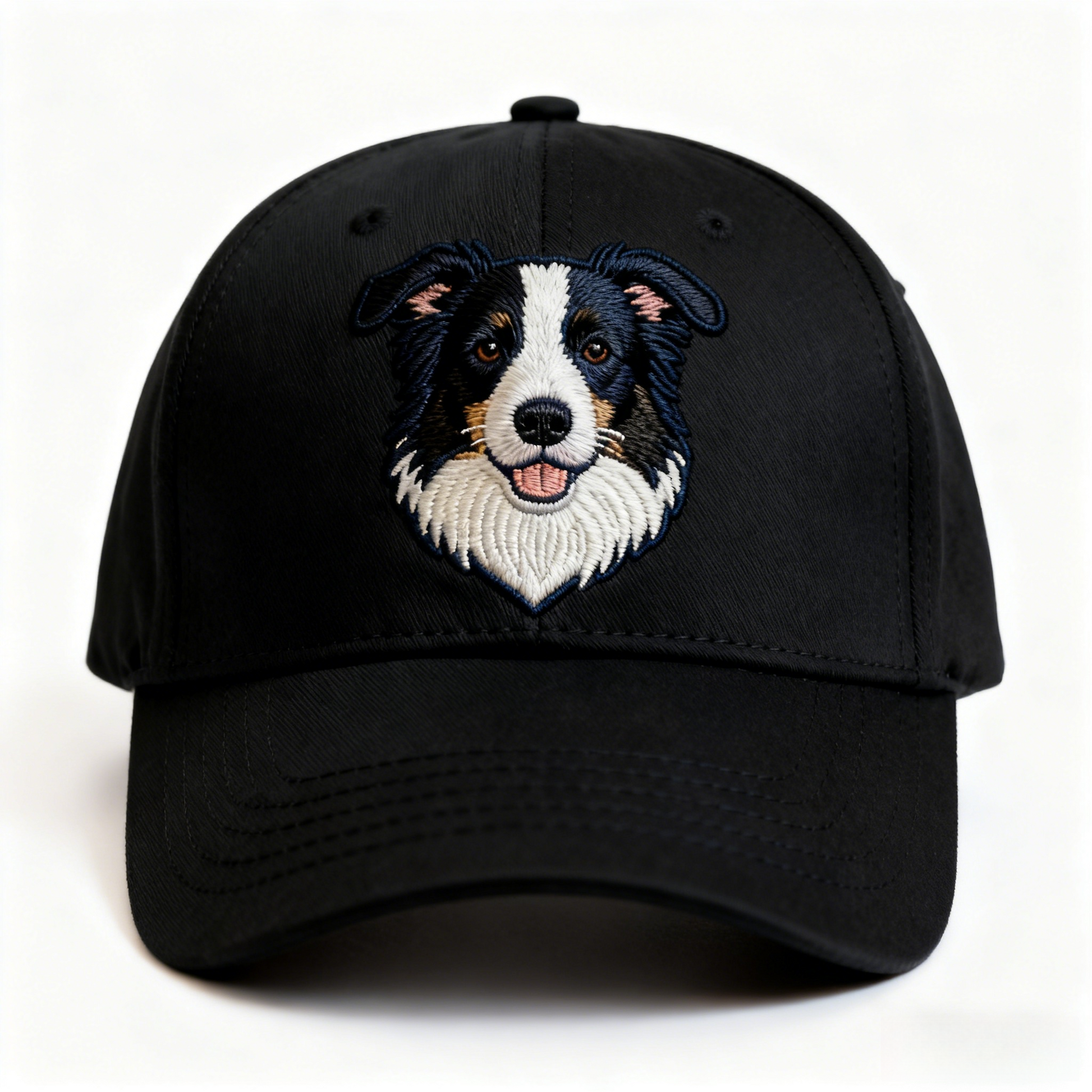 British Countryside Dog Cap - Labrador/Border Collie Embroidered Sun Hat for Dog Lovers