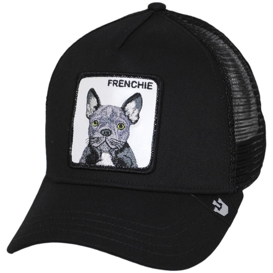 French Frenchie Mesh Trucker Snapback Baseball Cap