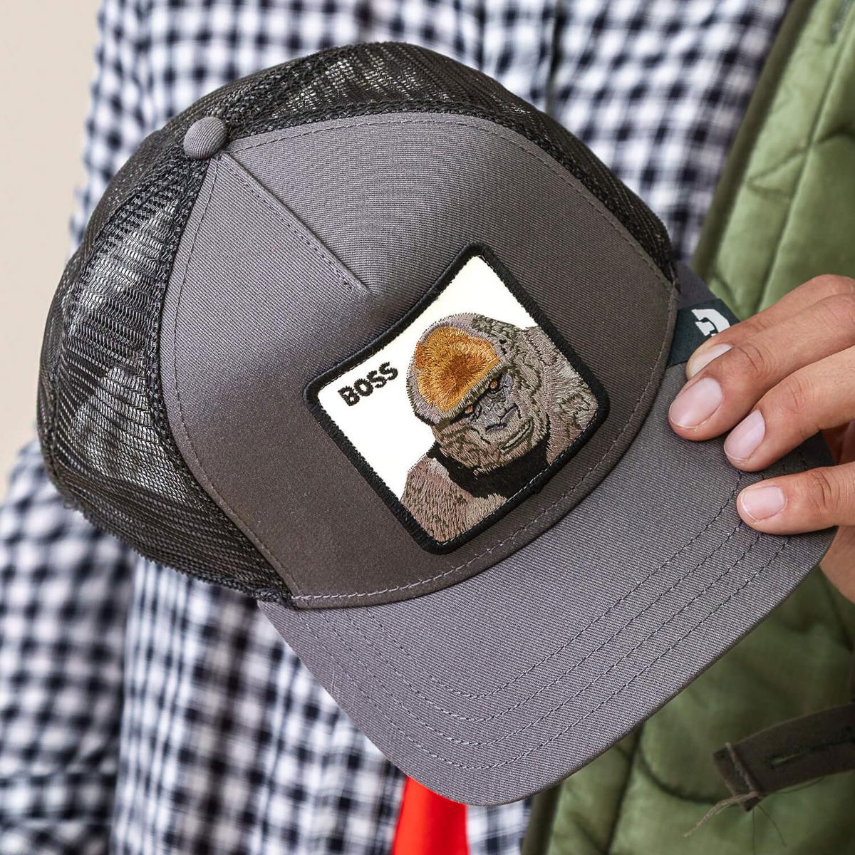 Boss Mesh Trucker Snapback Baseball Cap