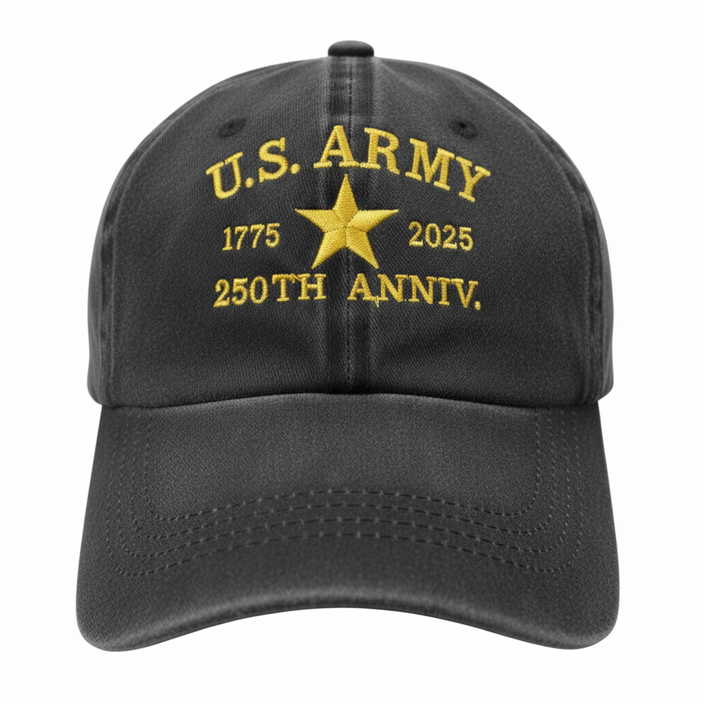 250th Anniversary U.S. Army Cap: Patriotic Veteran Gift