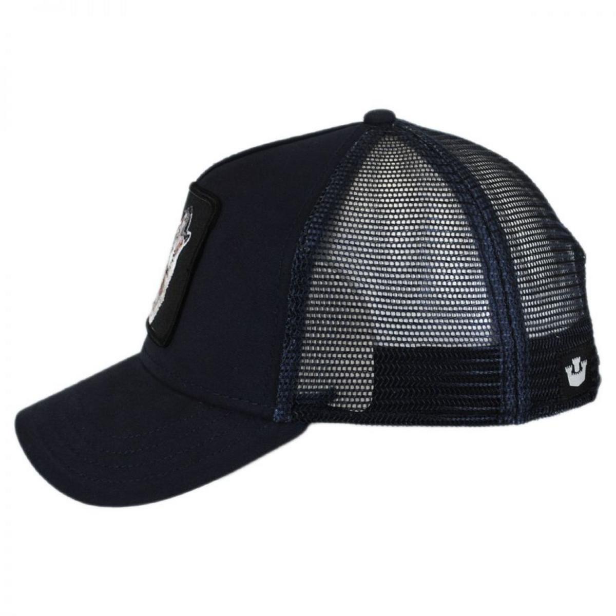 Lone Wolf Mesh Trucker Snapback Baseball Cap