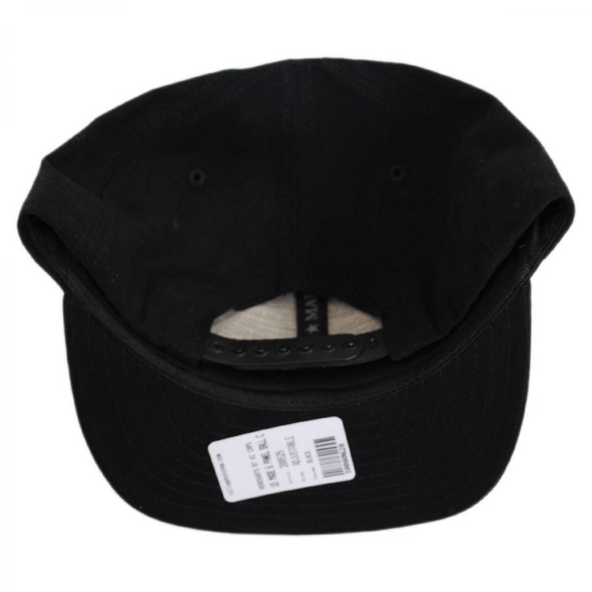 US Made 6-Panel Cotton Snapback Baseball Cap