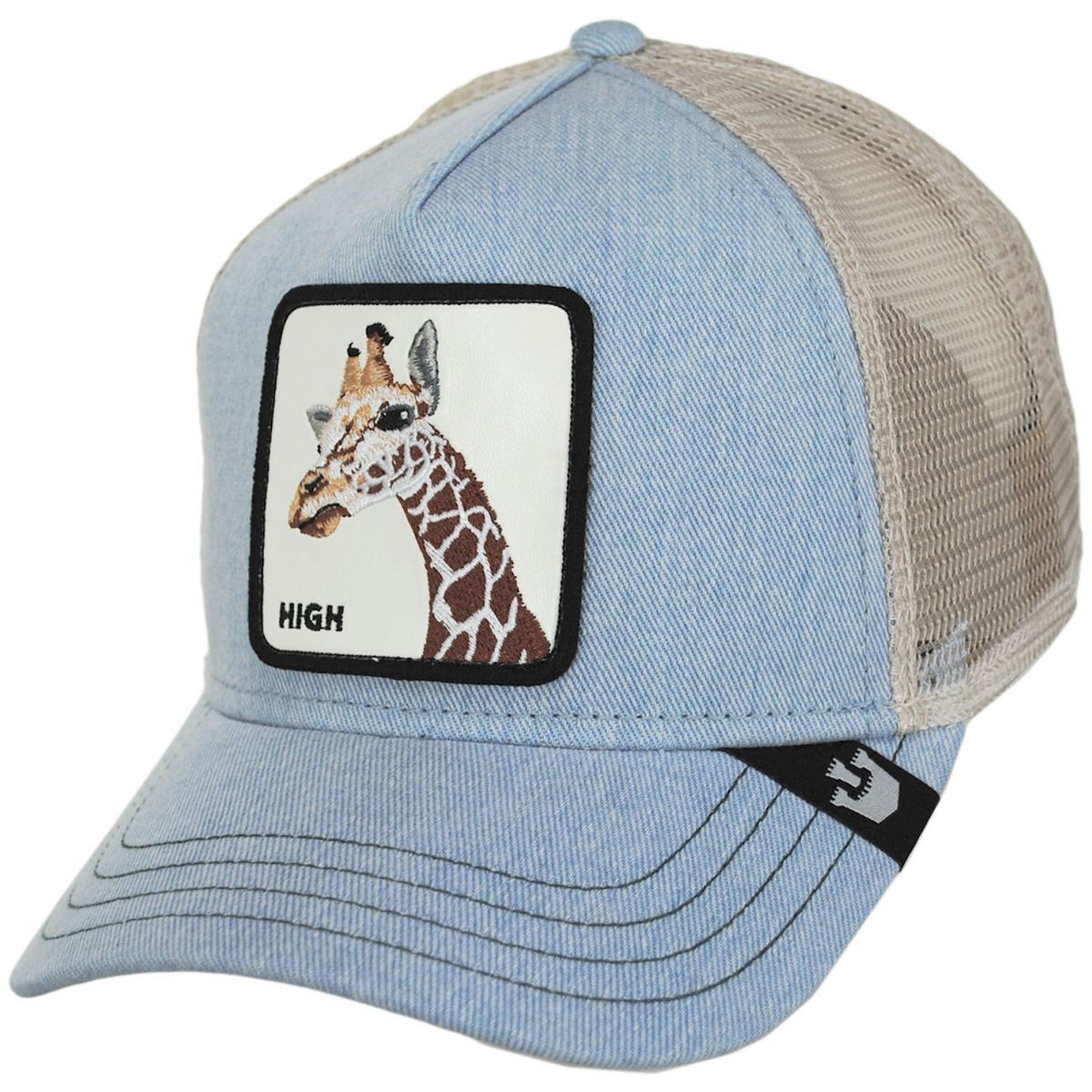 Giraffe Mesh Trucker Snapback Baseball Cap