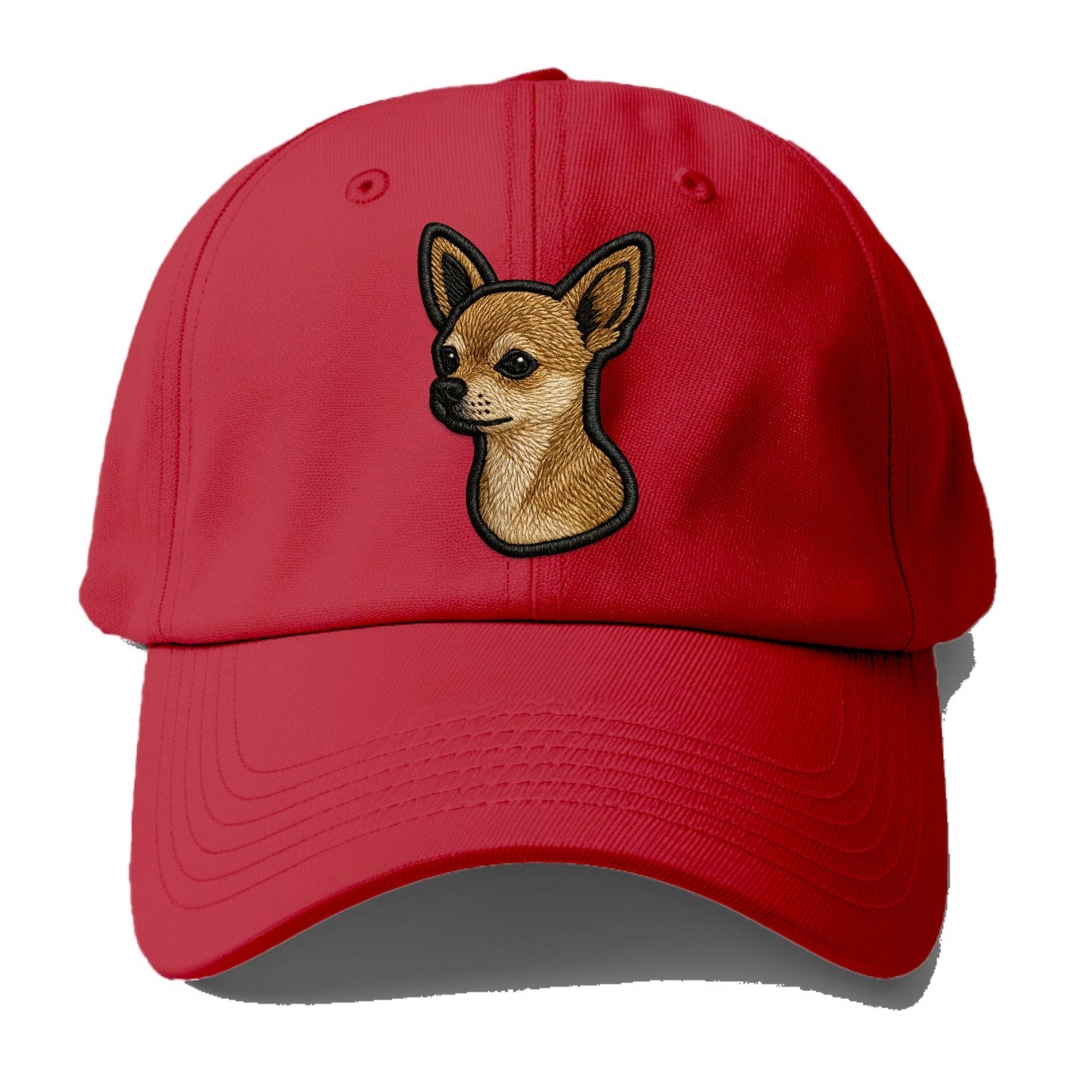 Chihuahua - Modern tiny dog logo with bo - Baseball Cap